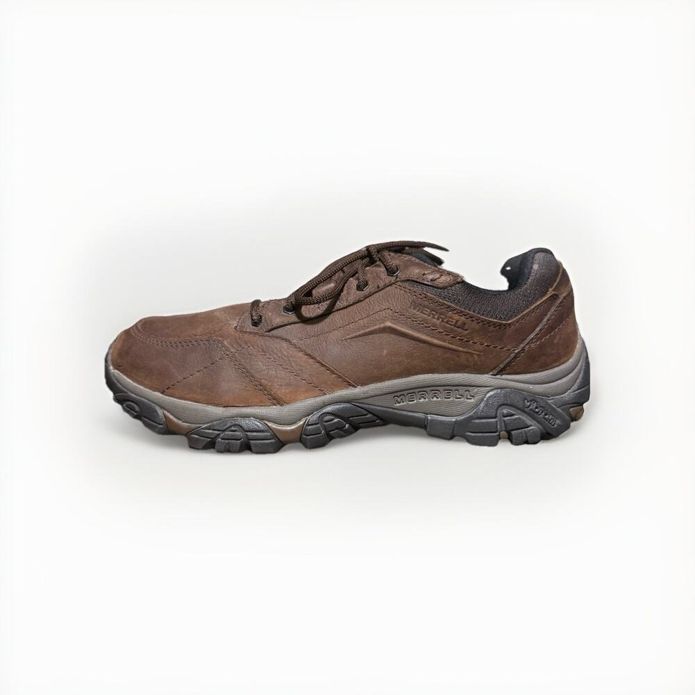 Merrell Moab Adventure Lace WP Men’s 10.5 Brown Leather Vibram Hiking Shoes
